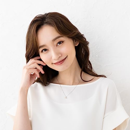 교세라 플래티넘 KCAMZ001 1부 다이아몬드 목걸이 K18 이미지 4