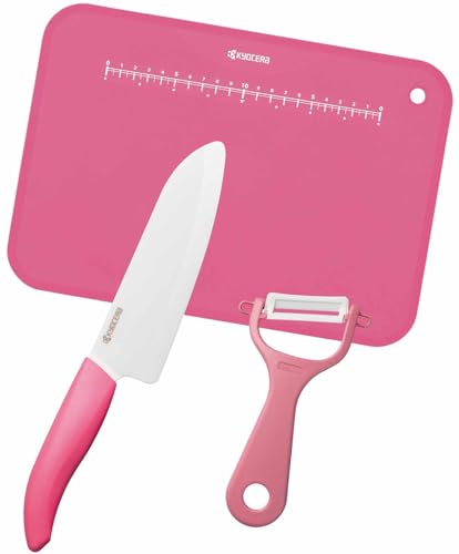 교세라 차암 핑크 GF-B316CPK-AZ 160mm 세라믹 칼 3종 세트
