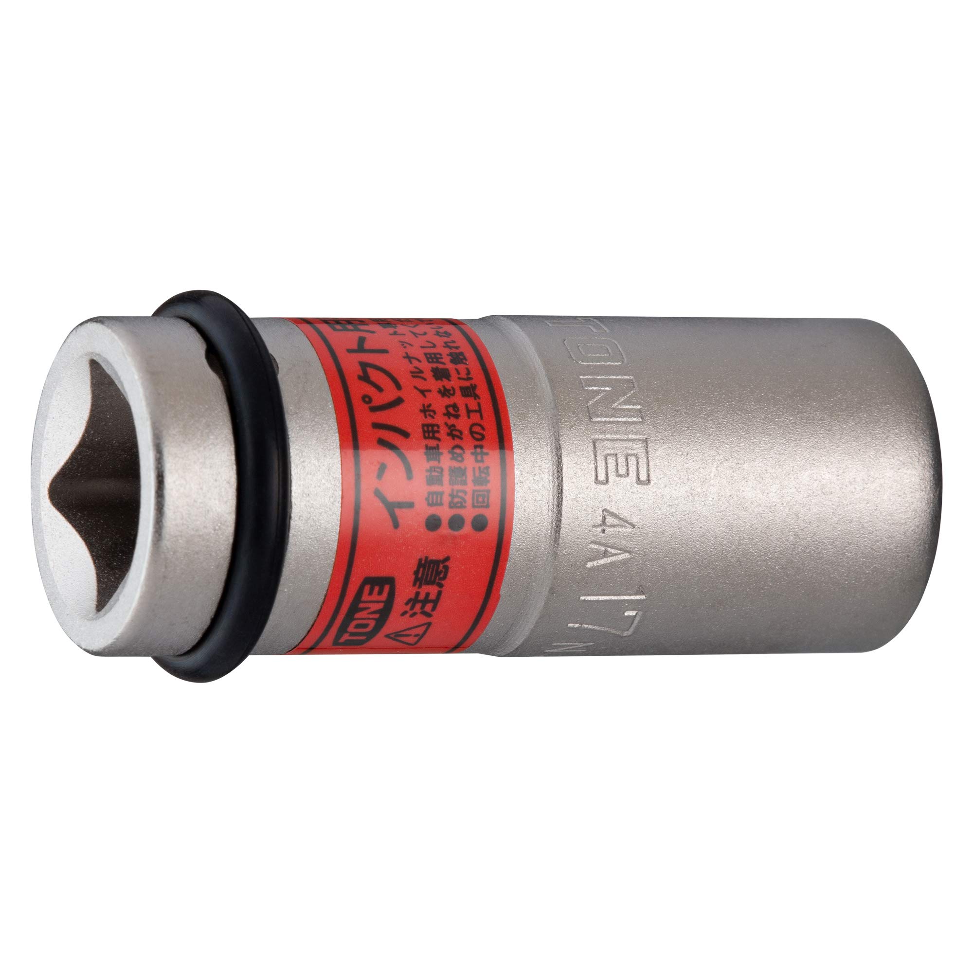 토네 HP4A-17N 레드 17mm 임팩트 휠너트 소켓 박형 이미지 2