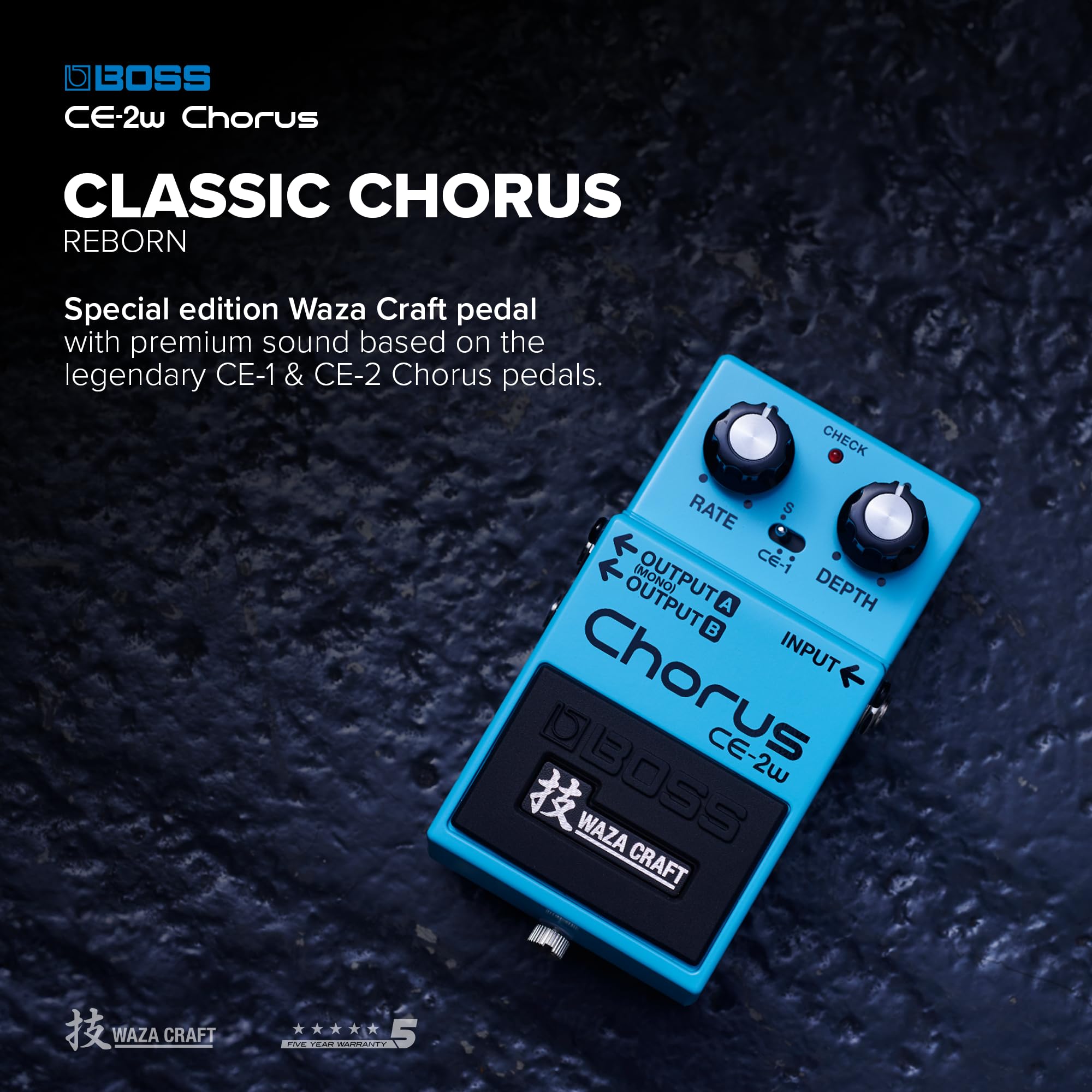 보스 와자크래프트 CE-2W 코러스 이펙터 이미지 2