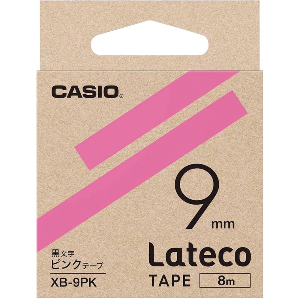 카시오 라테코 핑크 9mm XB-9PK 라벨테이프