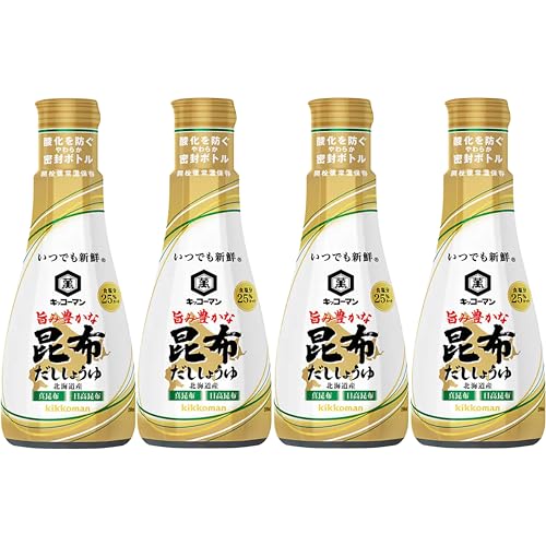 기꼬만 언제나신선 다시마 간장 200ml 4개입