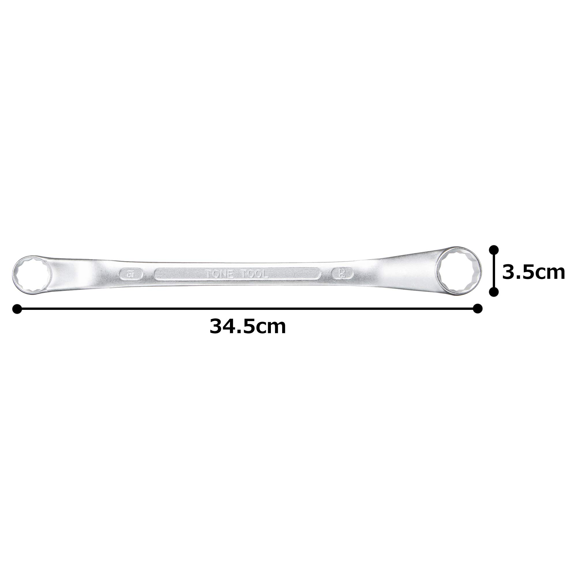 토네 M45-2126 21x26mm 45도 롱 옵셋렌치 이미지 6