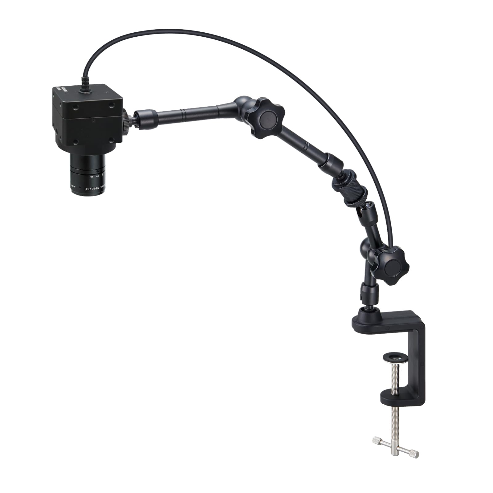호잔 USB 연결 500만 화소 초점거리 12mm 작동거리 100mm-∞ 암 클램프