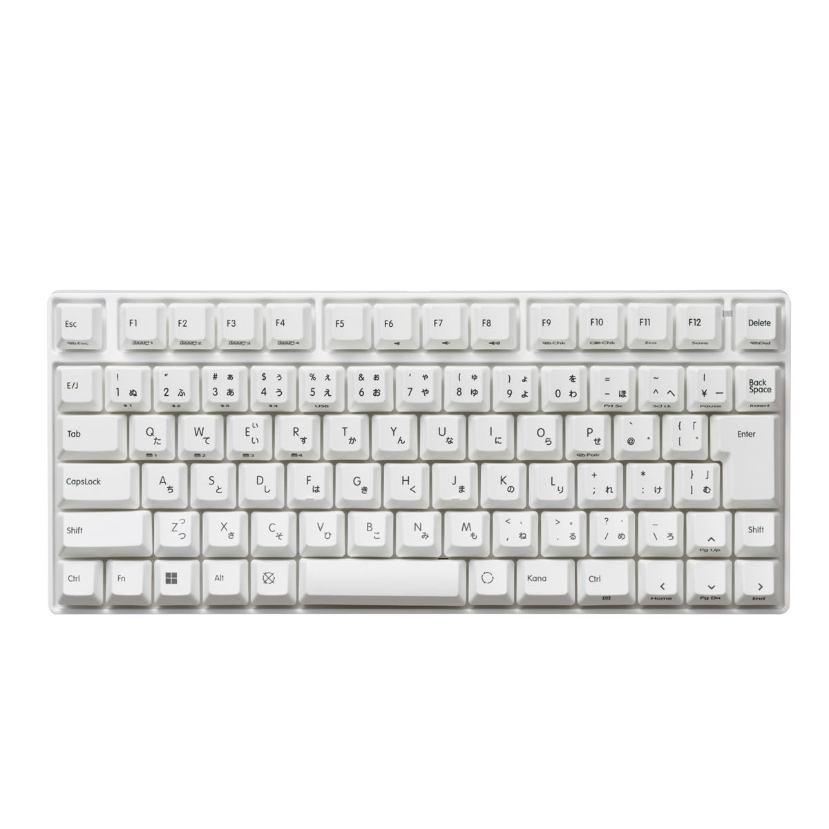 토프레 RC1 화이트 C1HJ23 70% 콤팩트 무선 키보드 화이트 일본어 배열 30g