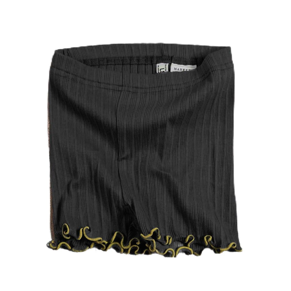 마키즈 무지 골지 페치 팬츠 B70 차콜 100