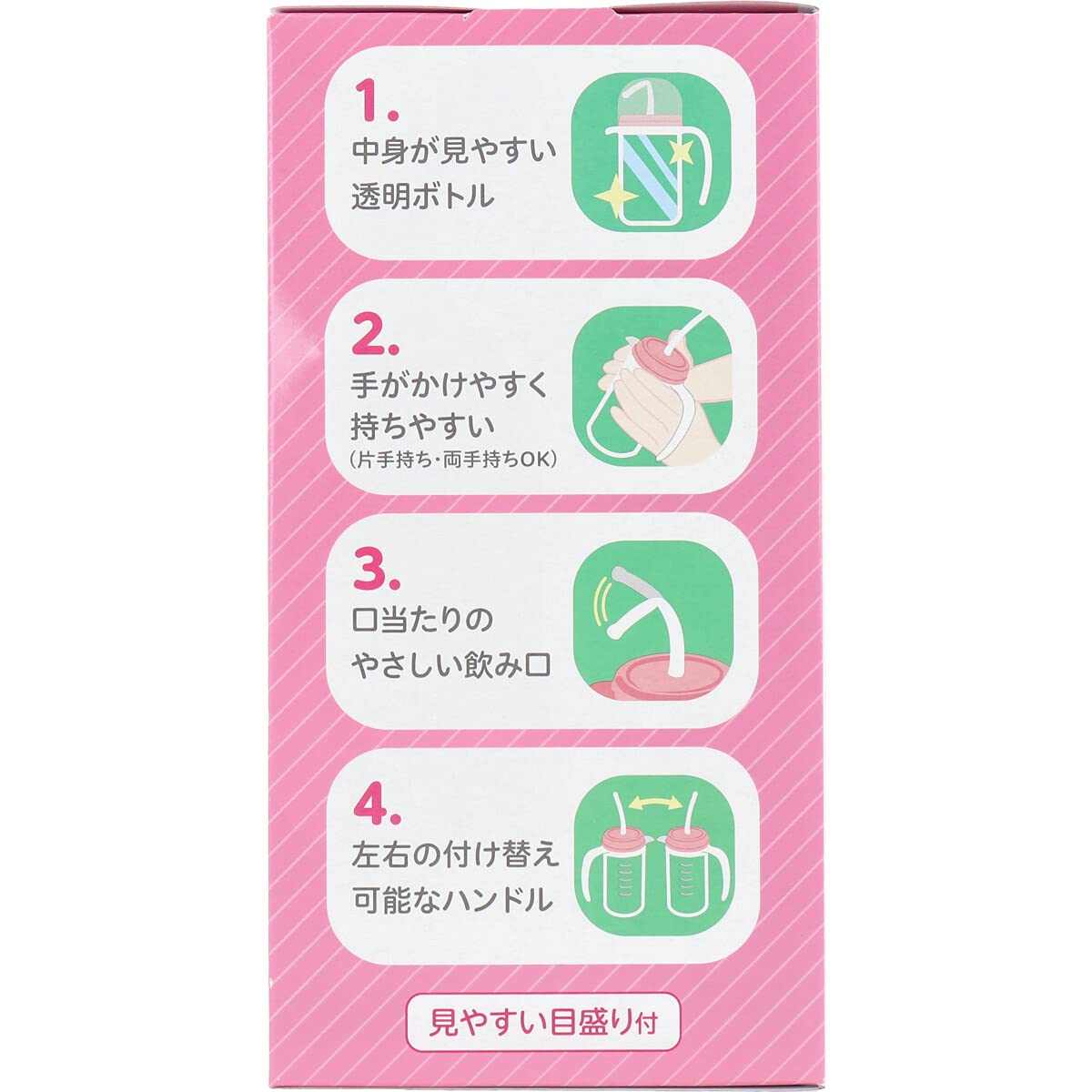 리첼 츠캇테이이네 핑크 300ml 빨대컵 1개 빨대컵 300ml 이미지 5