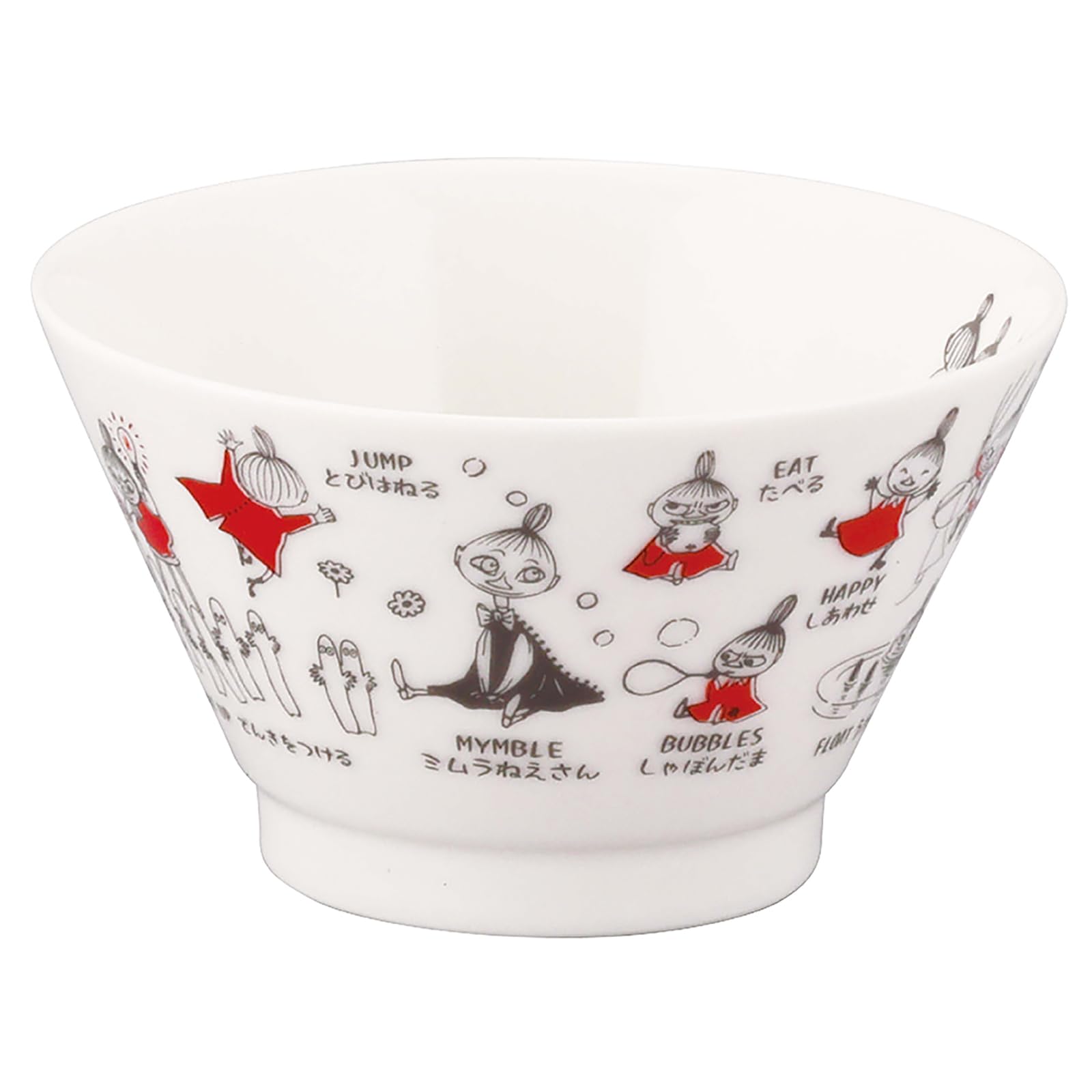야마카 무민 아레코레 리틀미이 MM14002-351 360ml 밥공기 전자레인지용 이미지 4