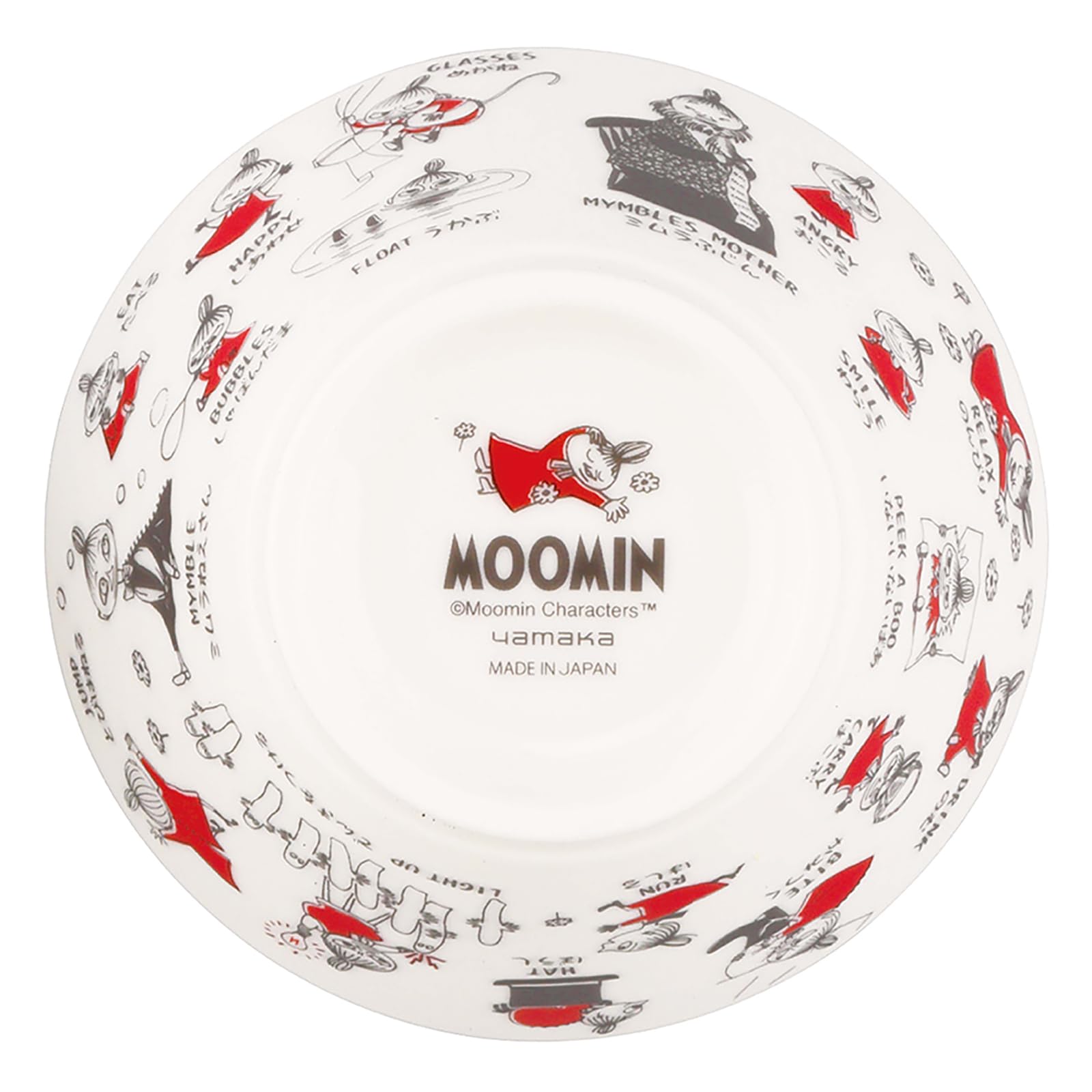 야마카 무민 아레코레 리틀미이 MM14002-351 360ml 밥공기 전자레인지용 이미지 6