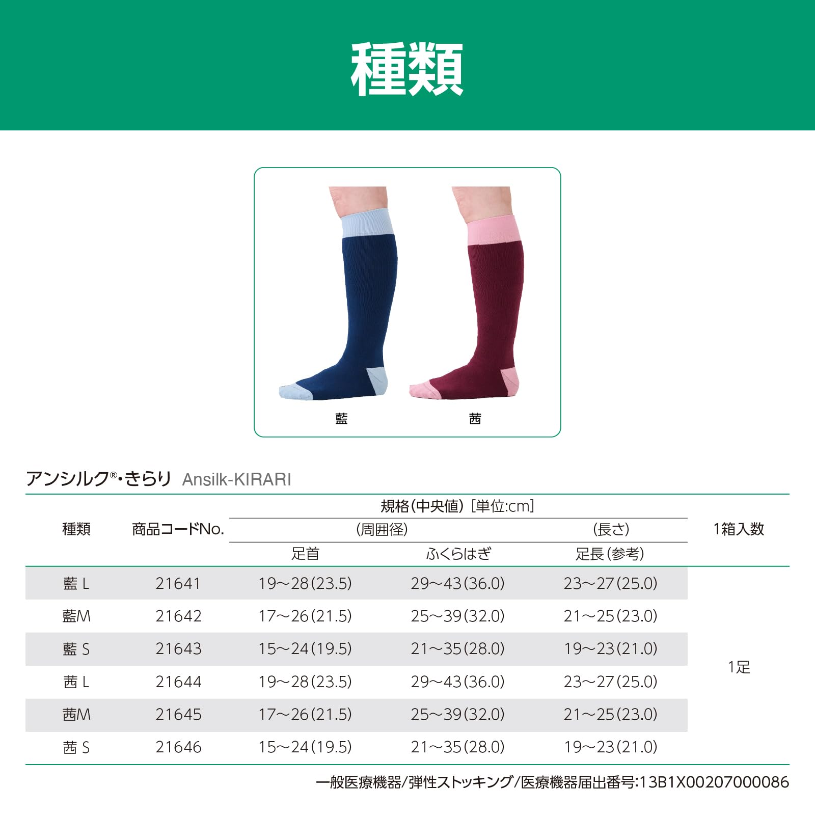 알케어 안실크 키라리 적색 21644 L 의료용 압박스타킹 파일소재 이미지 8