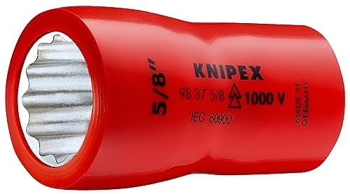 크니펙스 9837 절연 소켓 7/16인치 3/8SQ 1000V 7/16" 이미지 2