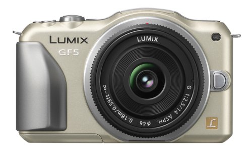 [중고] 파나소닉 루믹스 샴페인골드 DMC-GF5W-N 미러리스 카메라 더블렌즈킷 이미지 4