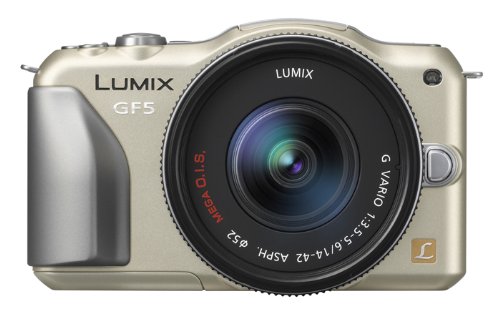 [중고] 파나소닉 루믹스 샴페인골드 DMC-GF5W-N 미러리스 카메라 더블렌즈킷 이미지 6