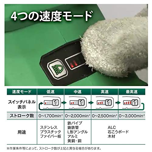 하이코키 CR36DA 36V 충전 레시프로쏘 베어툴 이미지 10