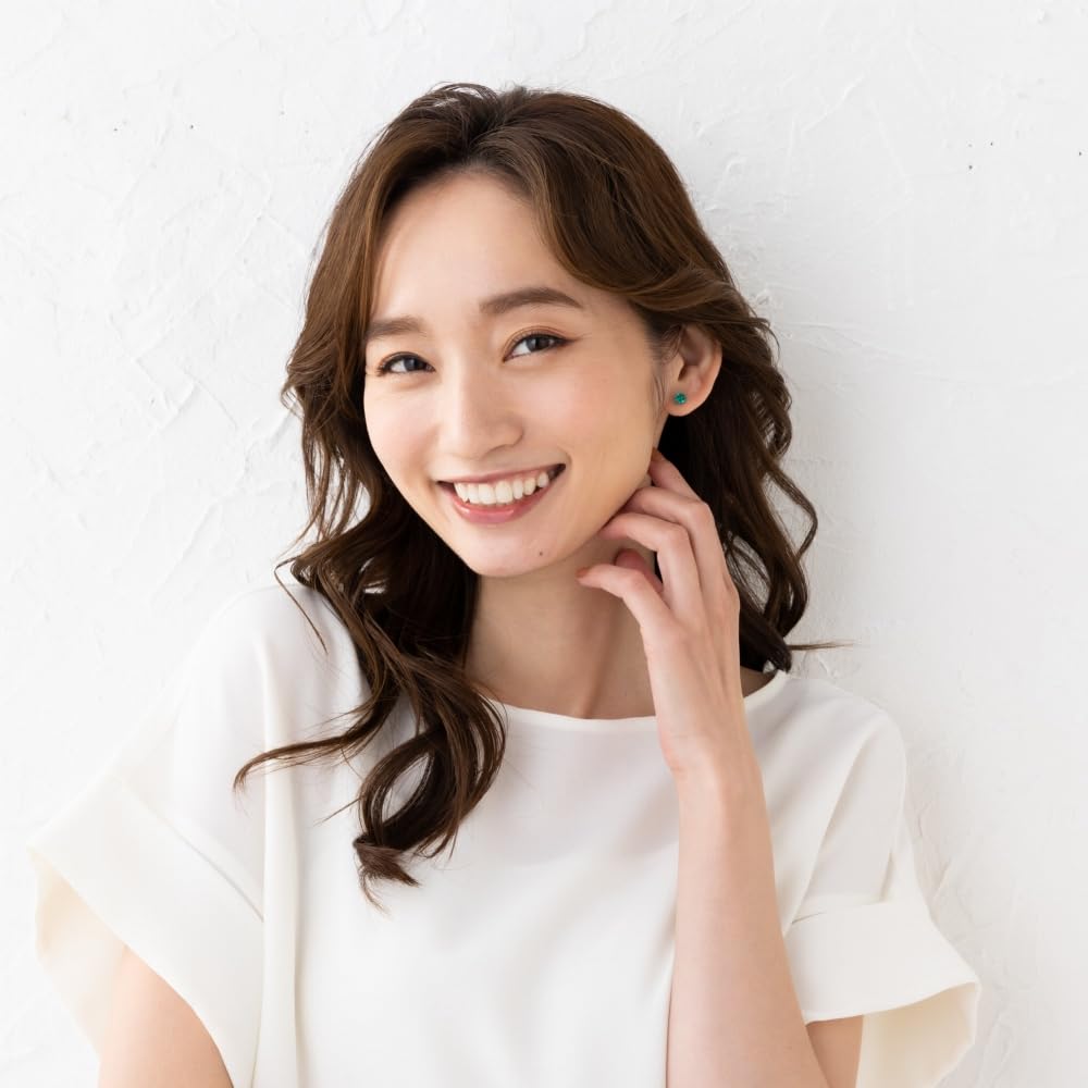 교세라 에메랄드 플래티넘 스터드 귀걸이 WEPX2664 이미지 5