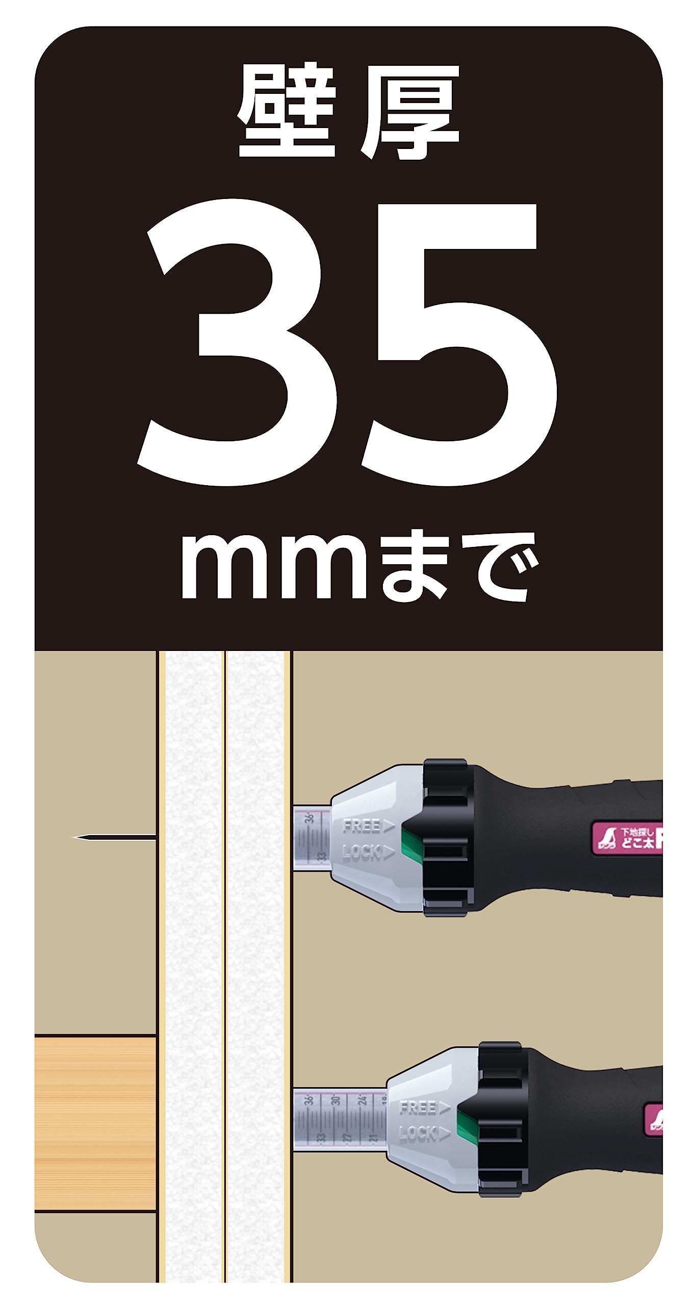 신와 도코타 프로 하지탐지기 78991 35mm 이미지 2