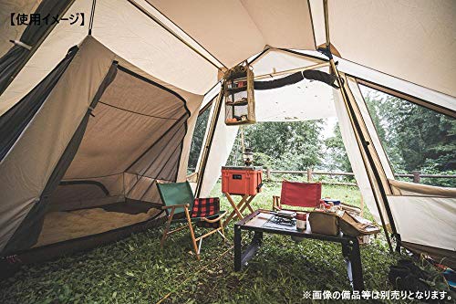 오가와 오너로지 휫테레벤 오프화이트 샌드베이지 다크브라운 2254 2인용 텐트 이미지 7