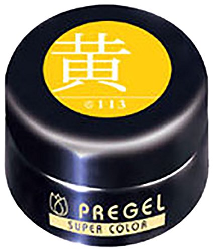 프리젤 슈퍼컬러EX 옐로우 PG-SE113 4g 젤네일 UV LED 겸용