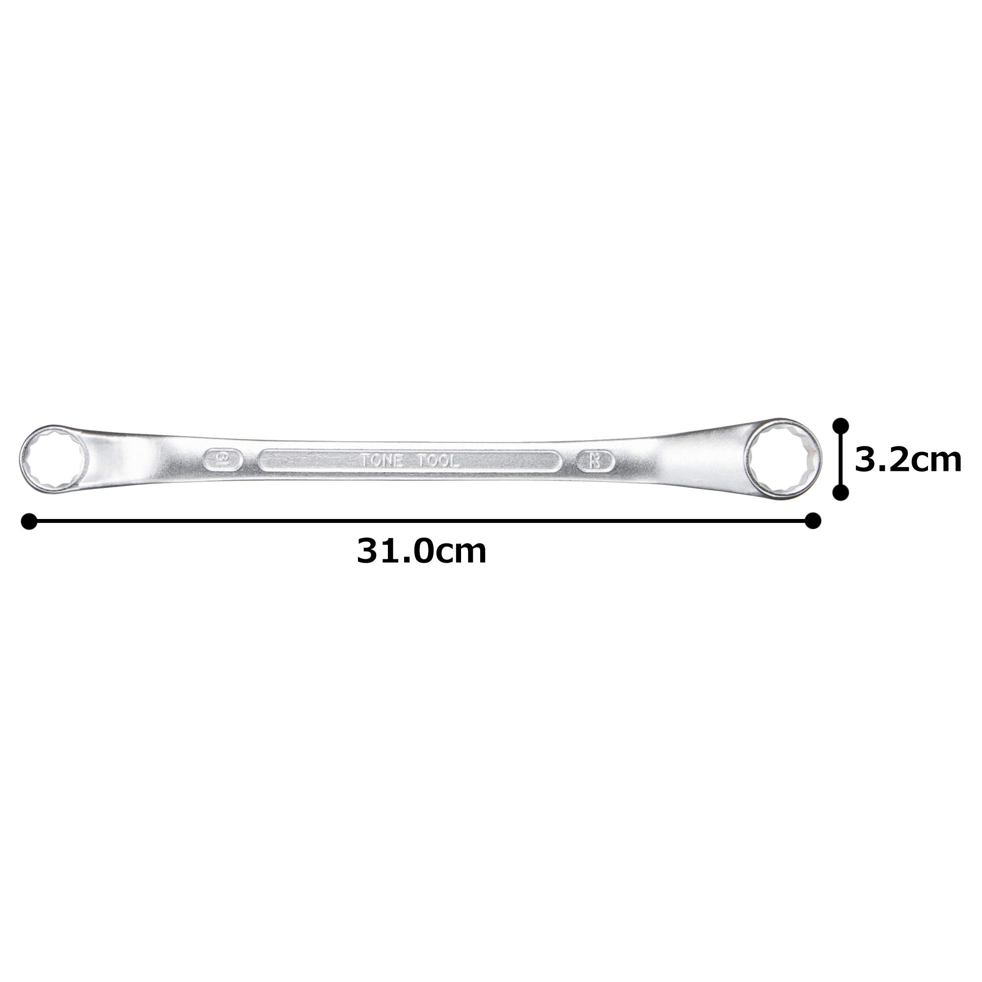 토네 HPM45-1922 19x22mm 45도 롱 옵셋렌치 이미지 6