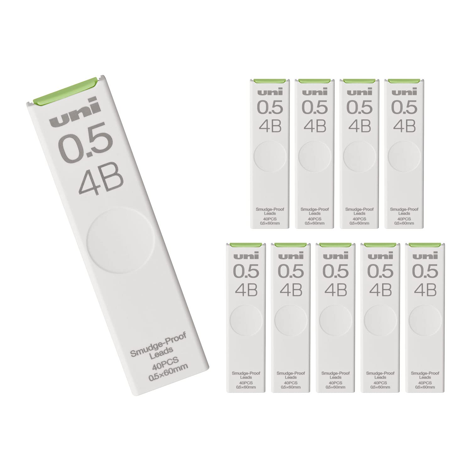 미쓰비시 연필 유니 ULS05404B 0.5mm 4B 샤프심 화이트