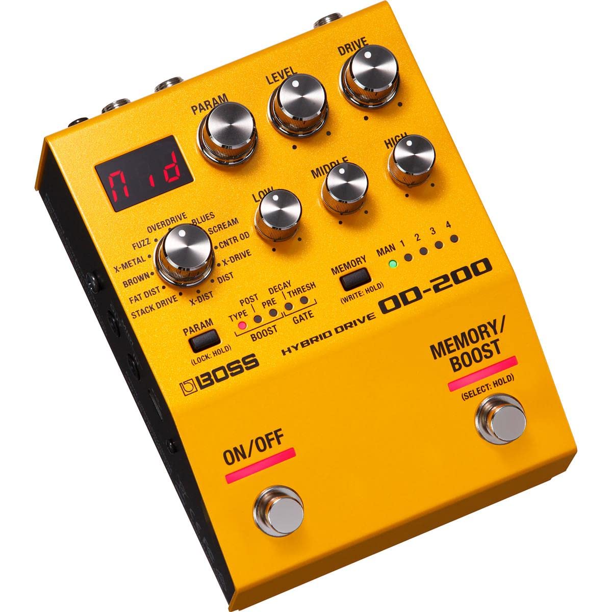 보스 OD-200 하이브리드 오버드라이브 디스토션