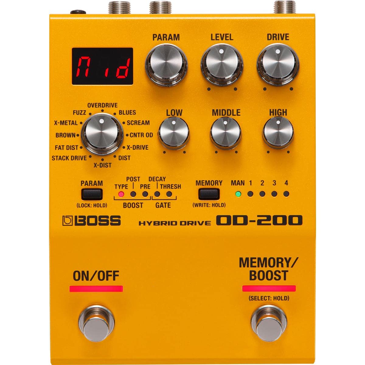 보스 OD-200 하이브리드 오버드라이브 디스토션 이미지 2