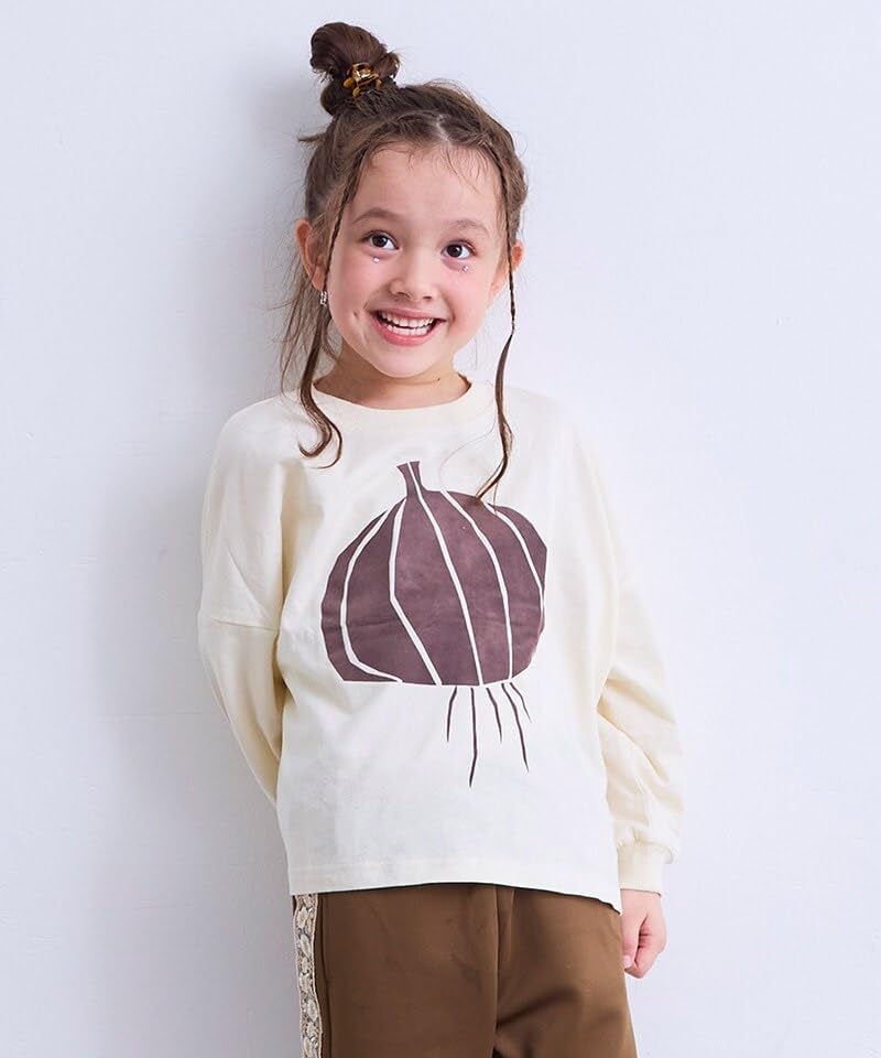 마키즈 소매 시보리 프린트 긴팔 티셔츠 헤더그레이 140 이미지 5