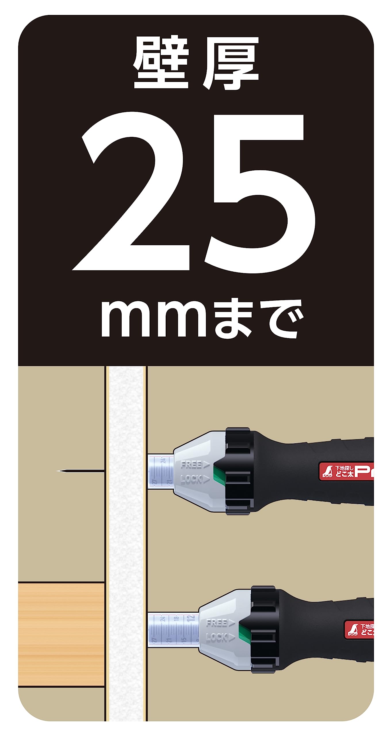 신와 도코타 프로 하지탐지기 78990 25mm 이미지 2