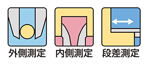 신와 디지털 캘리퍼스 100mm 19989 카본파이버 이미지 3