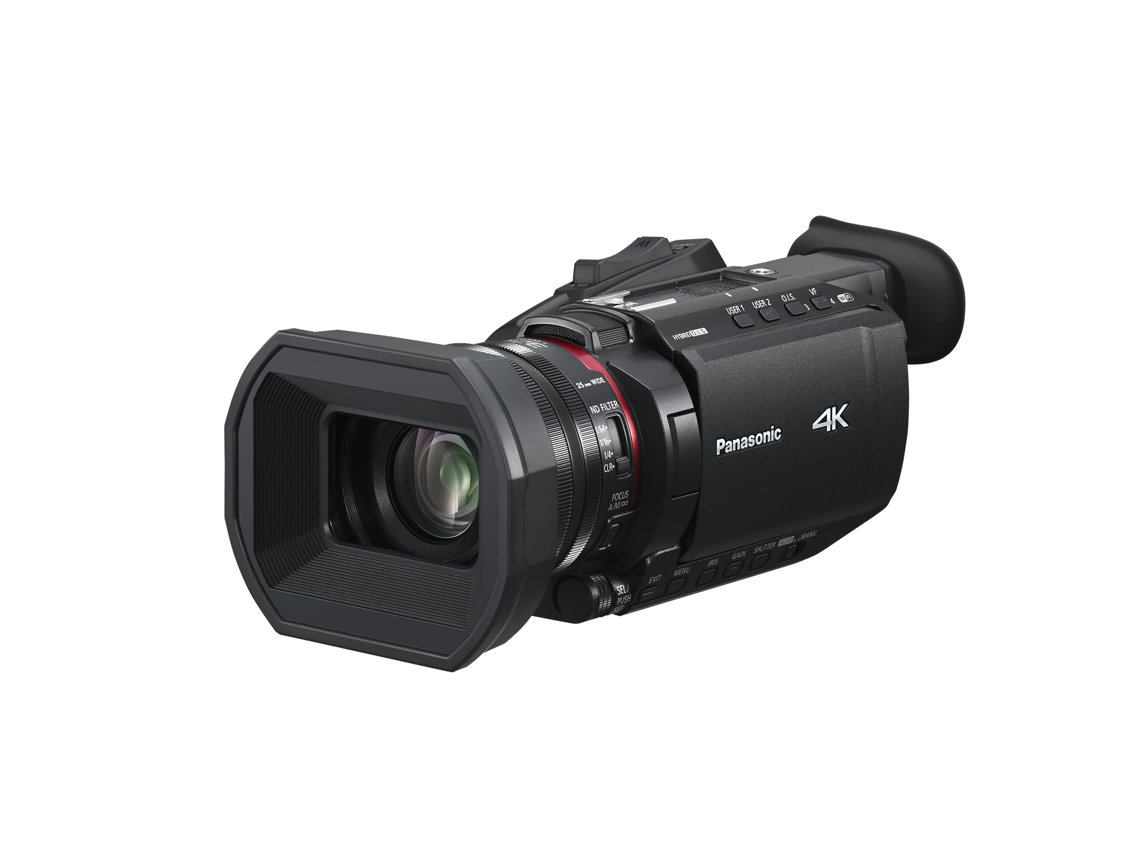파나소닉 4K 60P 비디오카메라 HC-X1600 광학 24배줌 블랙