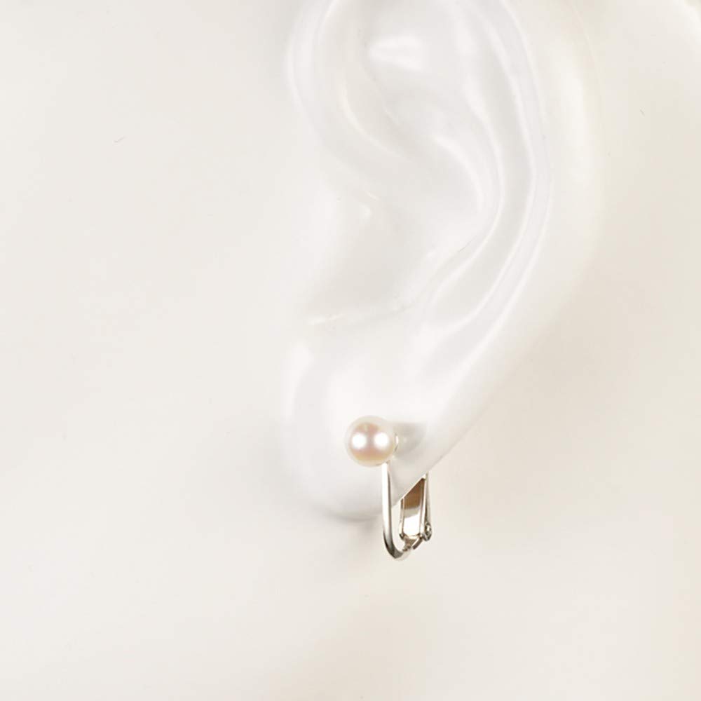 교세라 실버 아코야 진주 귀걸이 5.0mm 5.5mm 이미지 5