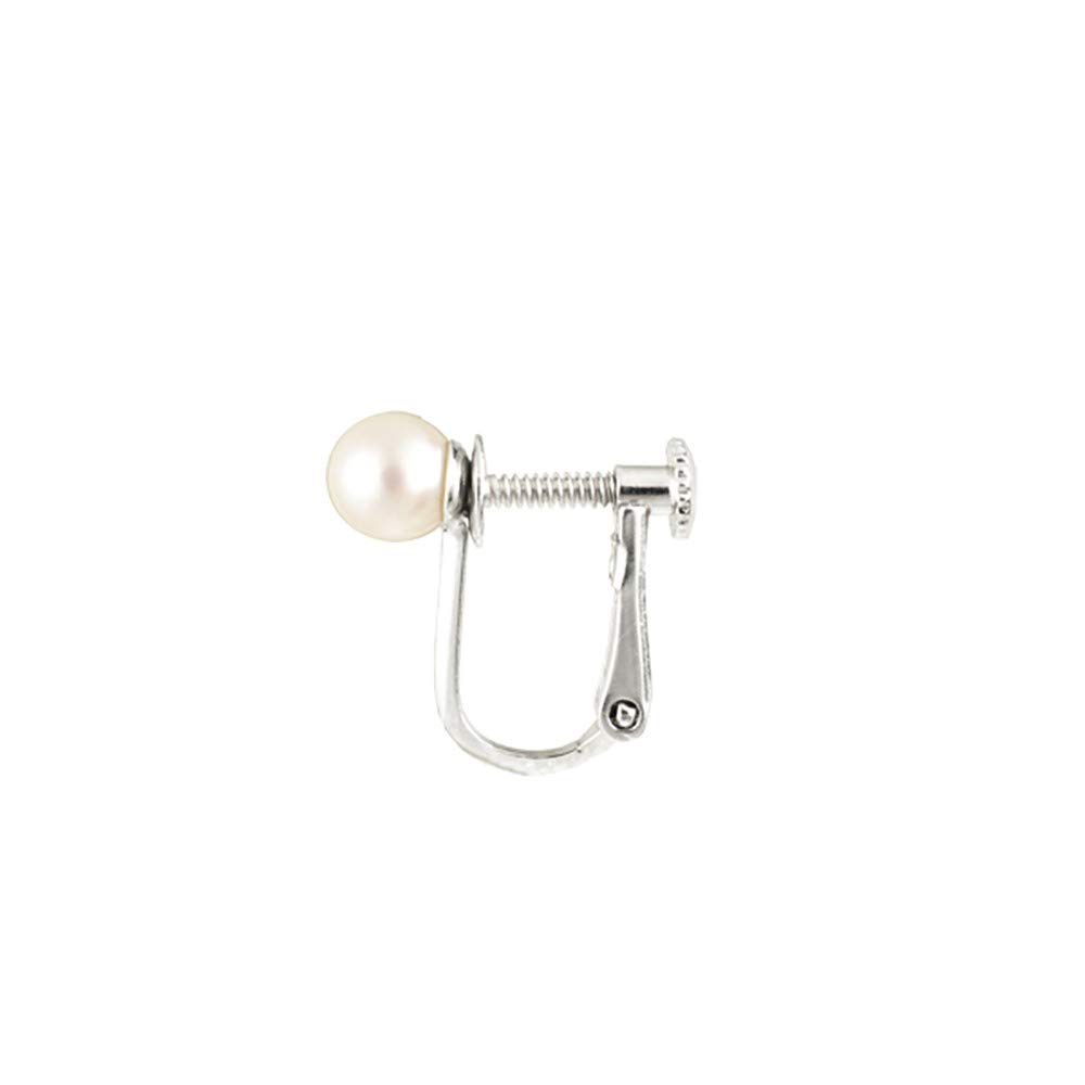 교세라 실버 아코야 진주 귀걸이 5.0mm 5.5mm 이미지 3