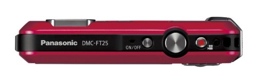 [중고] 파나소닉 루믹스 레드 DMC-FT25-R 방수 디지털 카메라 이미지 4