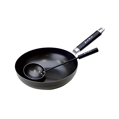 요시카와 코모다킨야 철제 볶음팬 세트 KO0025 28cm 중화웍