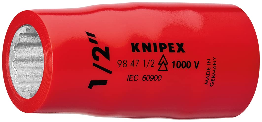 크니펙스 9847-3/4 1/2인치 절연 소켓 1000V 3/4"