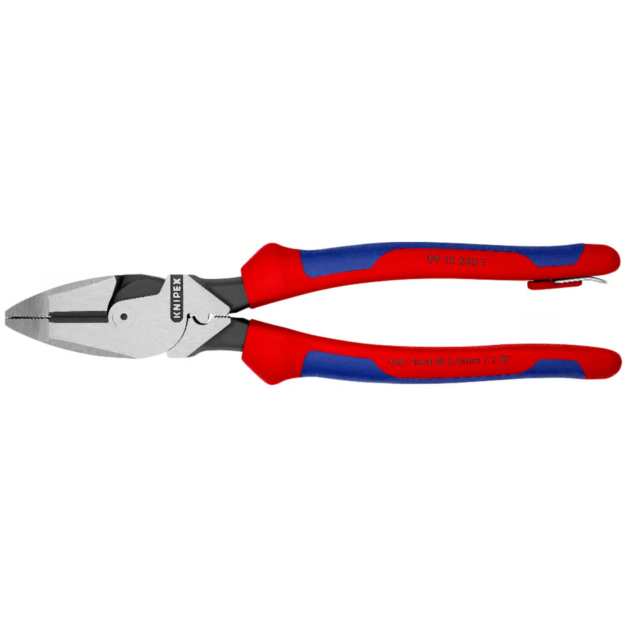 크니펙스 0912-240TBK 240mm 가선공사용 강력 펜치 압착기능