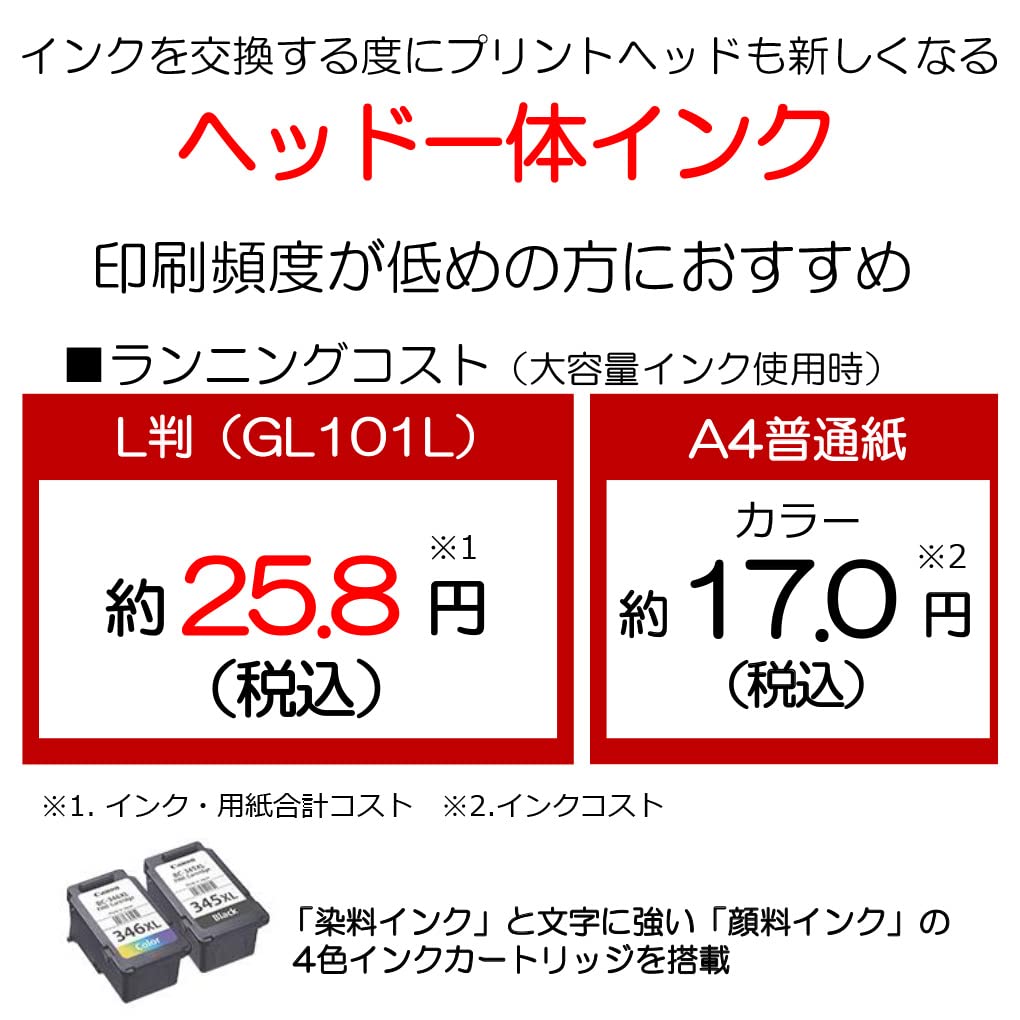 캐논 PIXUS TS203 A4 컬러 잉크젯 프린터 단품 이미지 3