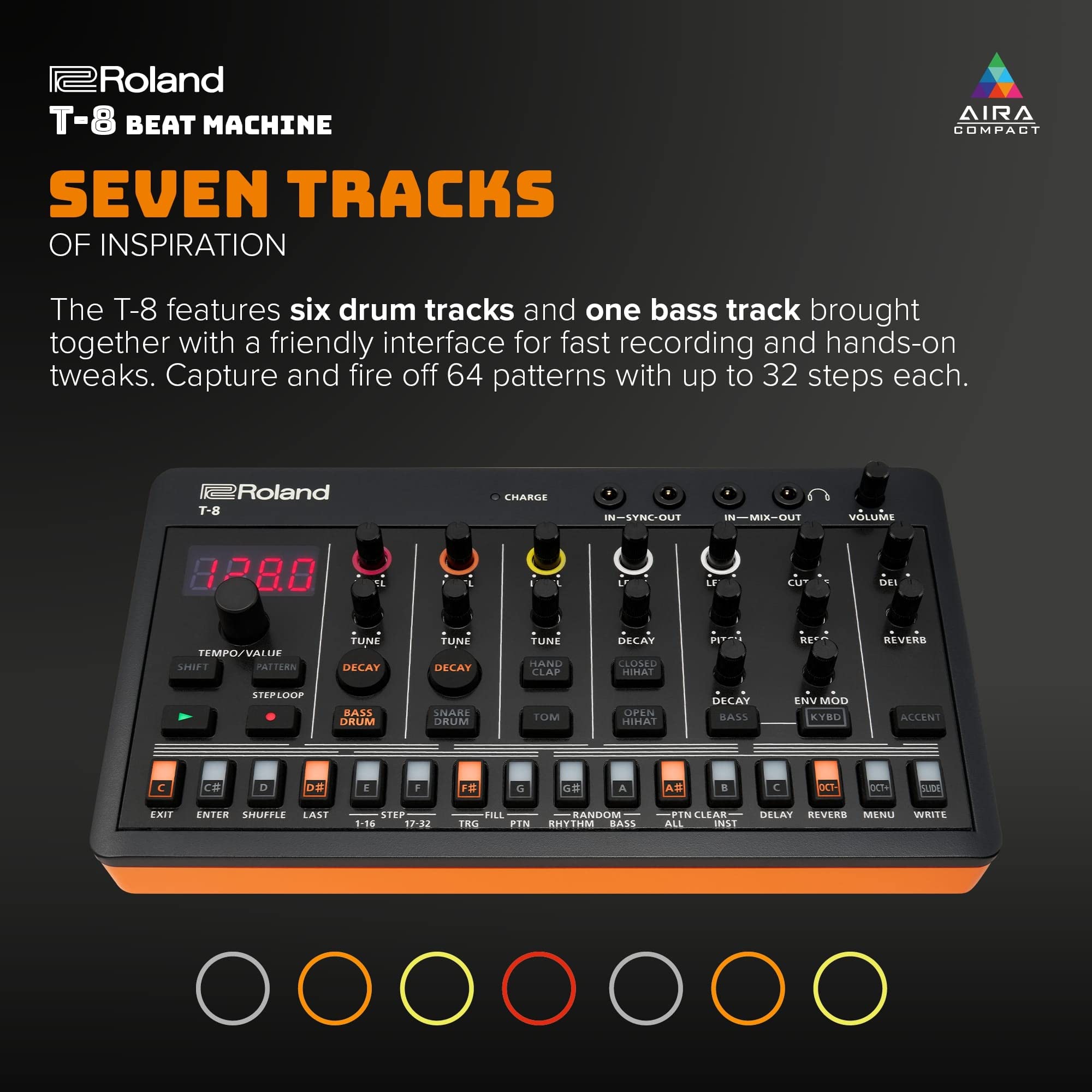 [중고] 롤랜드 T-8 AIRA 컴팩트 비트 머신 이미지 7