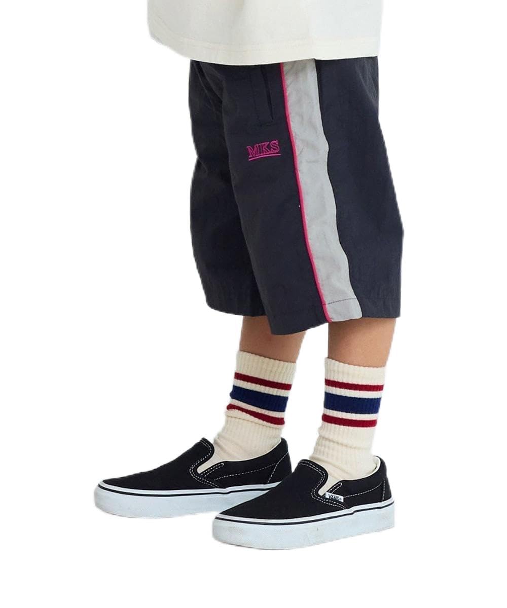 마키즈 빅 실루엣 나일론 반바지 Ｂ９０블랙 90