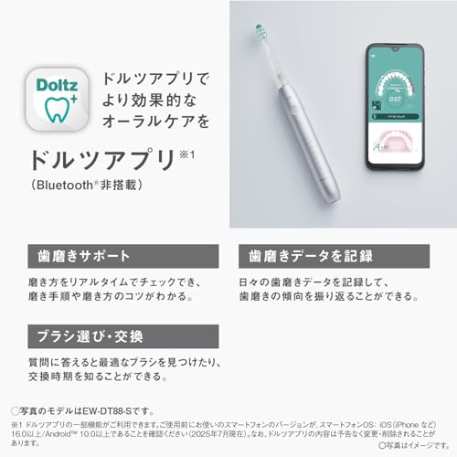 파나소닉 돌츠 블루 EW-DP58-A 전동칫솔 치간칫솔 4입 세트 이미지 10