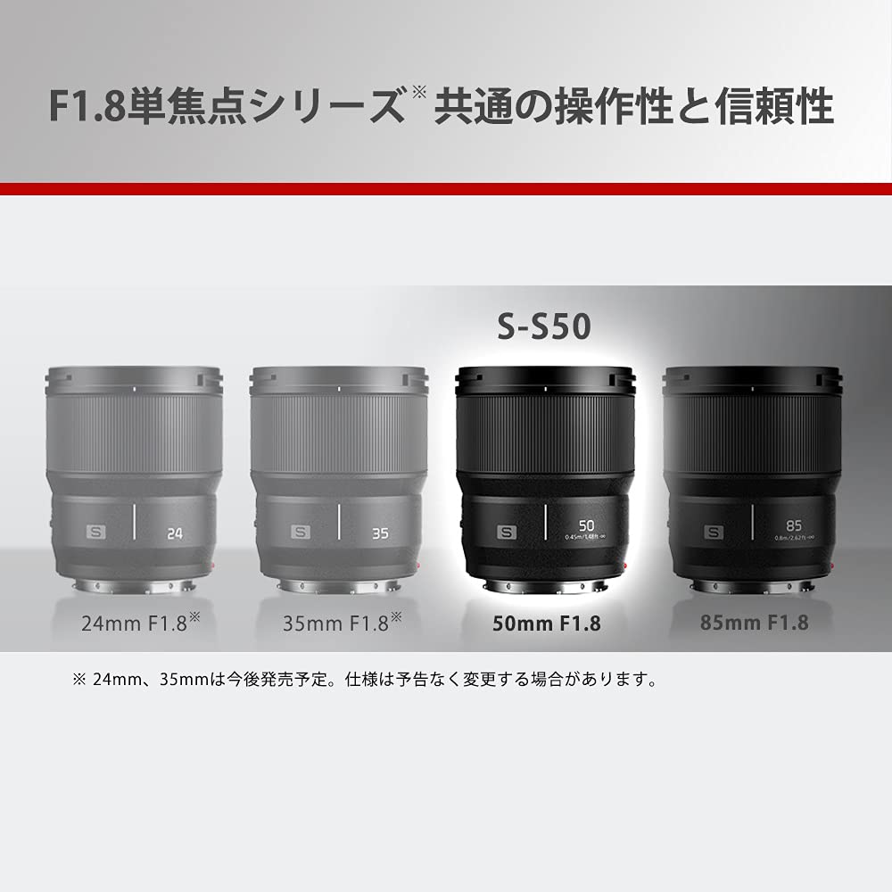 파나소닉 루믹스 S 50mm F1.8 S-S50 풀프레임 미러리스 단렌즈 단품 이미지 6