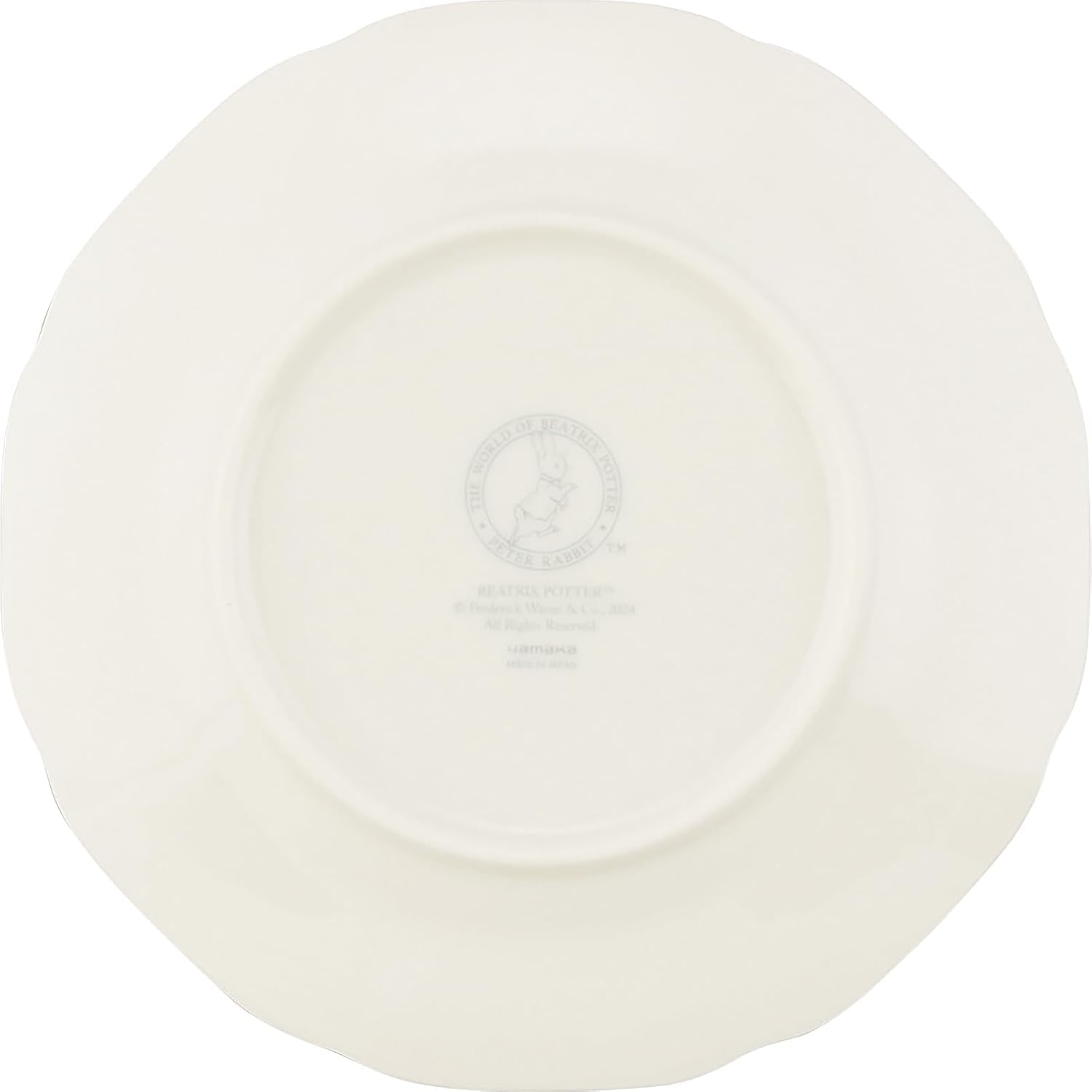 야마카 피터래빗 샤비시크 플라워 PR652-330 19cm 디저트 접시 이미지 3