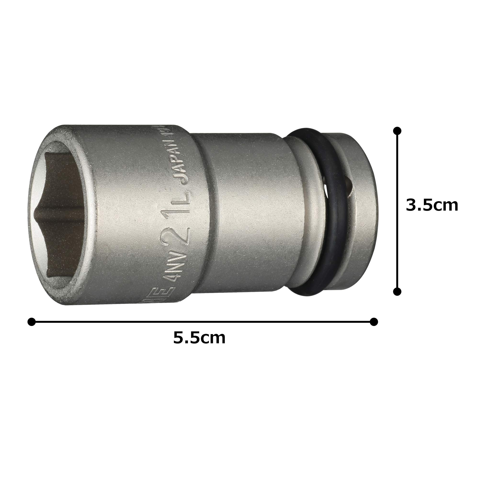 토네 HP4NV-21L 21mm 임팩트 롱소켓 이미지 5