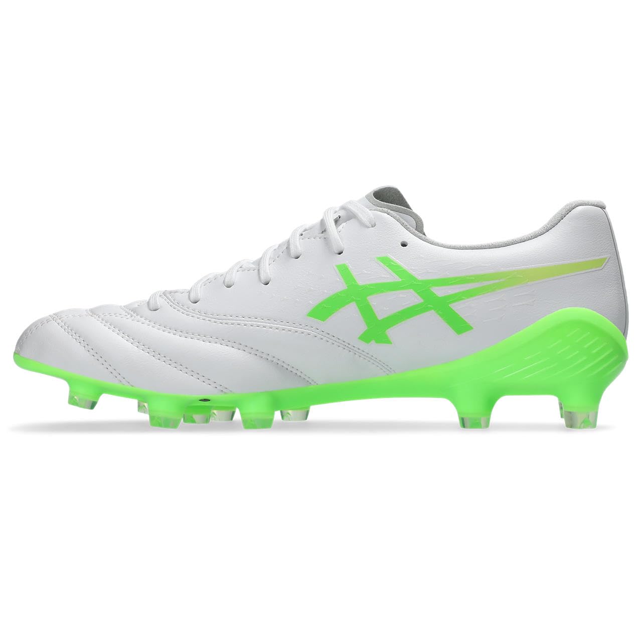 아식스 축구화 DS LIGHT X-FLY 6 28.0 cm 2E 100(화이트/그린 게코) 이미지 4