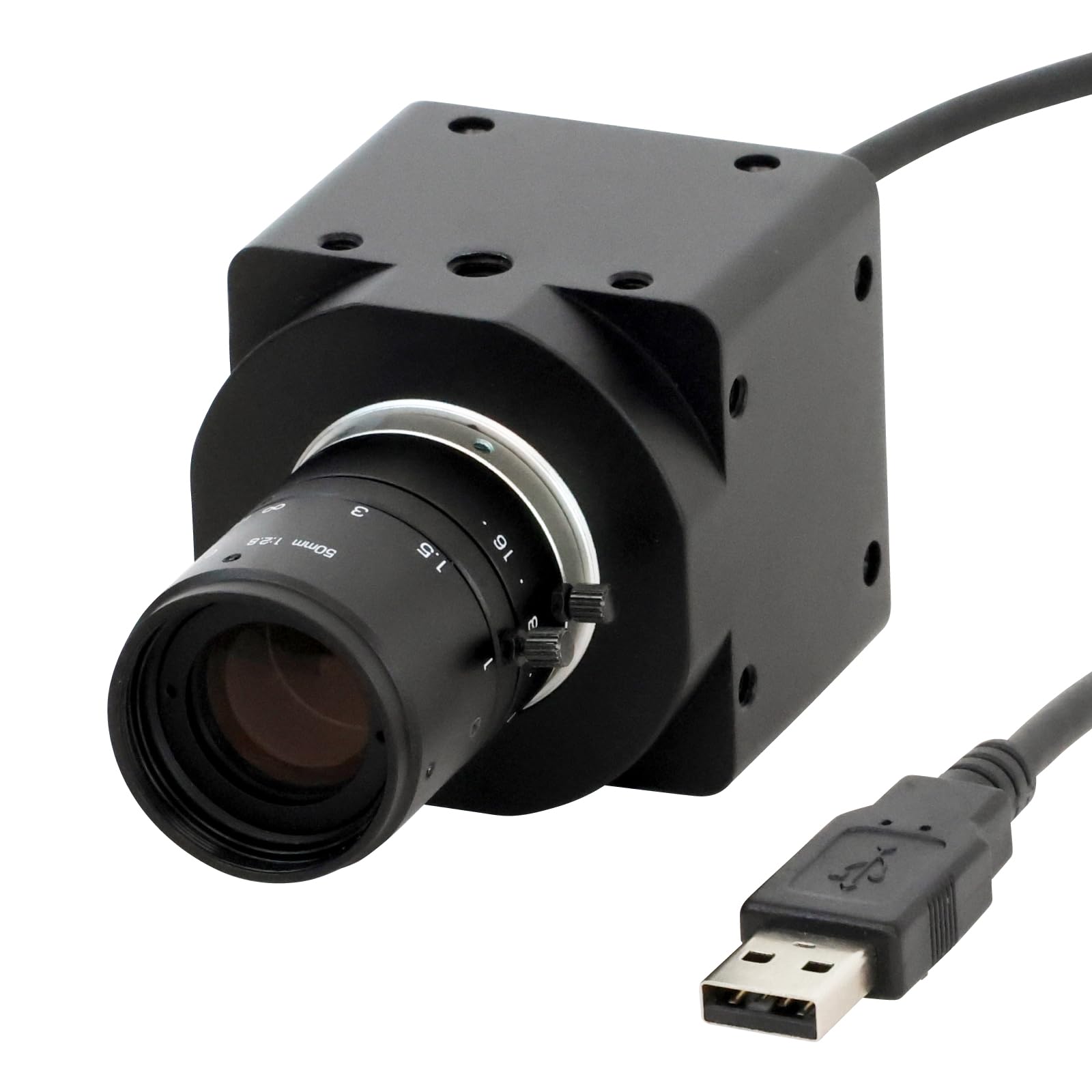 호잔 USB 연결 500만 화소 초점거리 50mm 작동거리 500mm-∞ 카메라 렌즈 전용