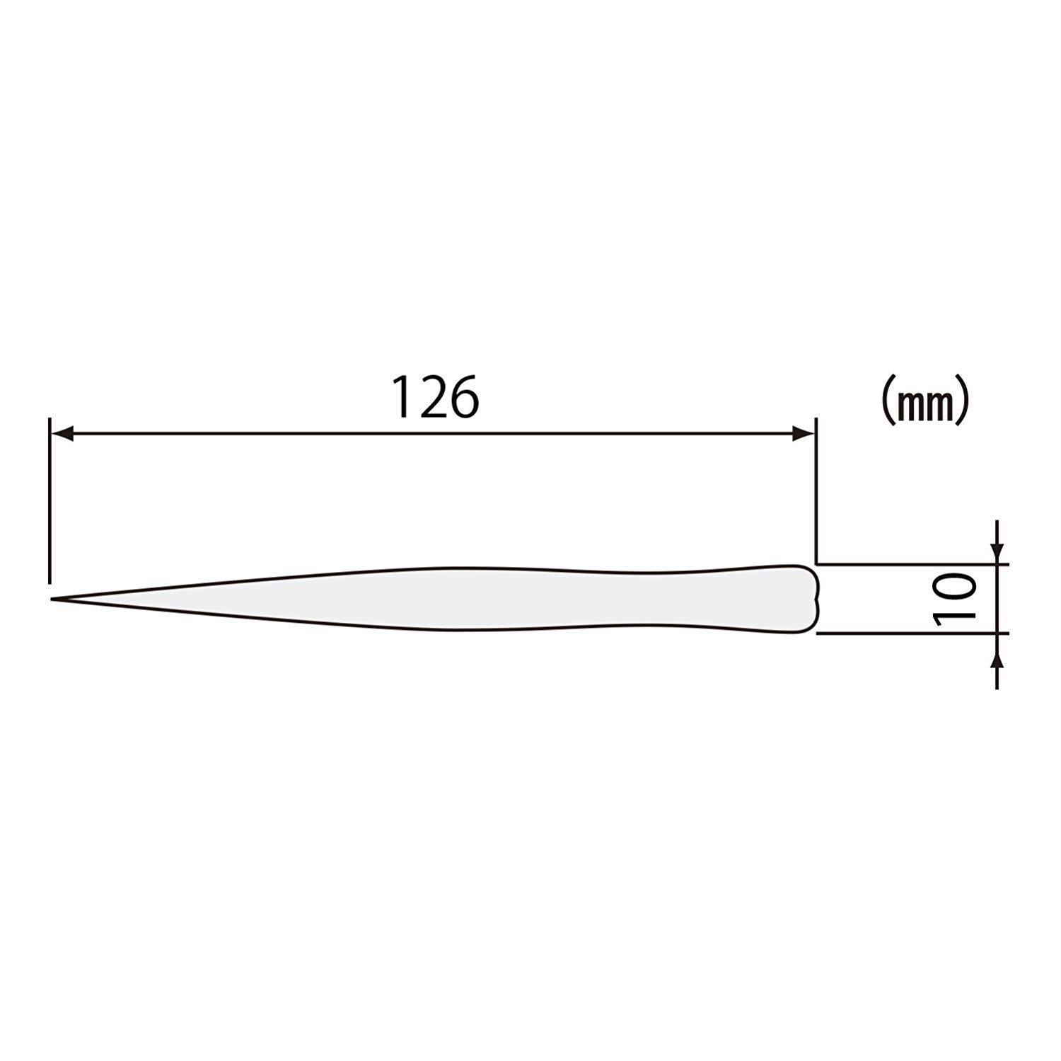 엔지니어 PTS-01 125mm 정밀 핀셋 125mm 스트레이트형 민무늬 이미지 4