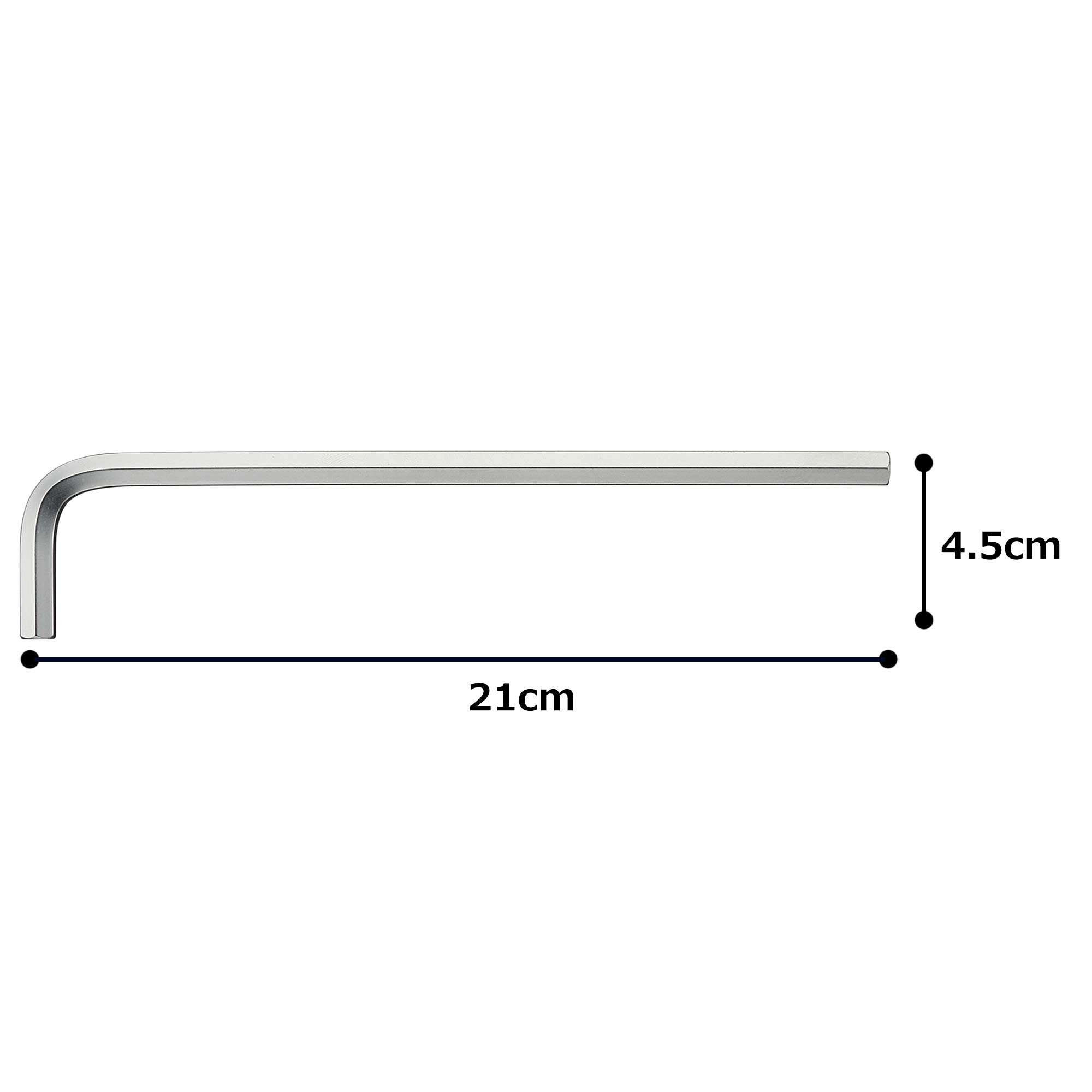 토네 AL-08 8mm 롱 육각 L렌치 이미지 4