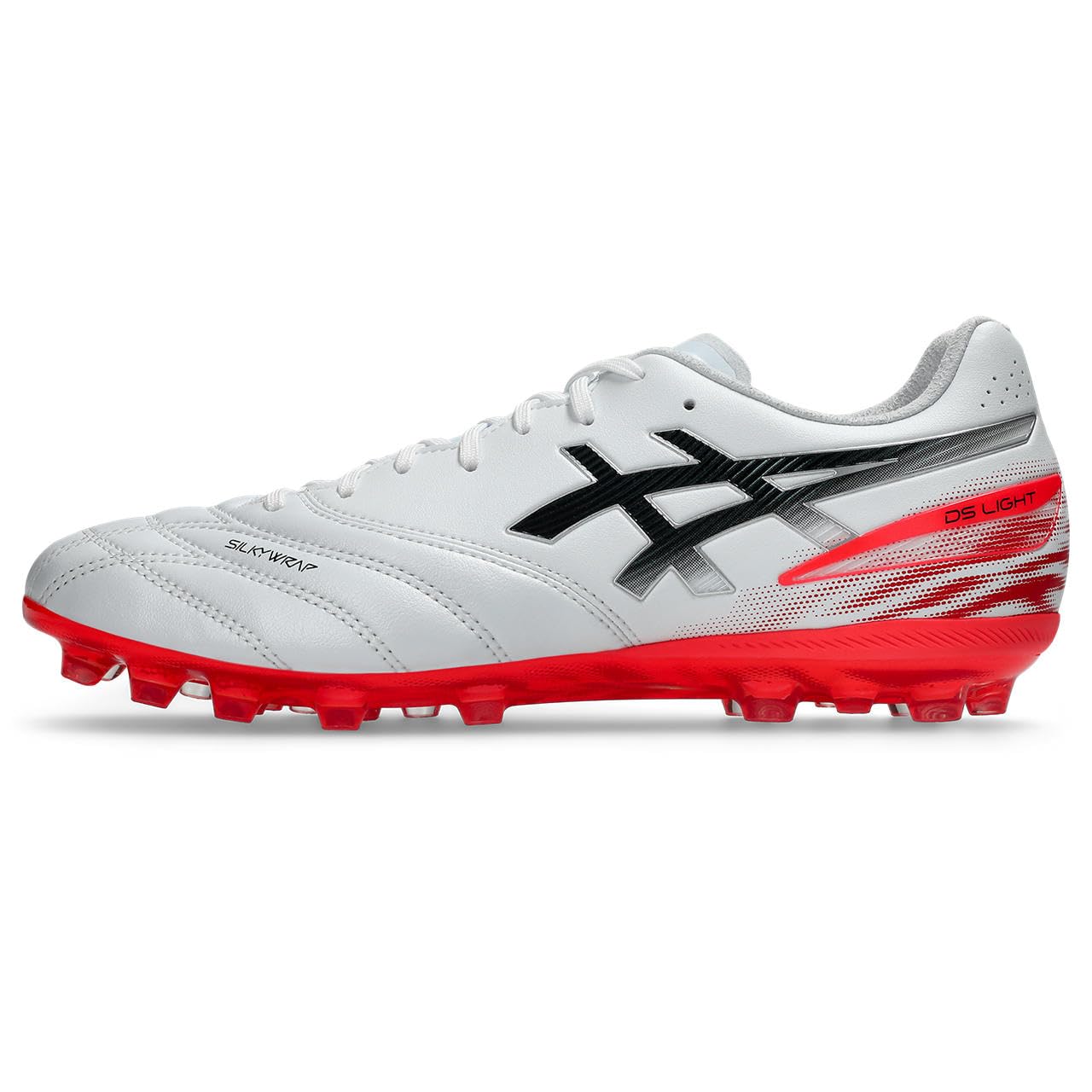 아식스 축구화 DS LIGHT PRO 24.0 cm 2E 102(화이트/플래시 레드) 이미지 5