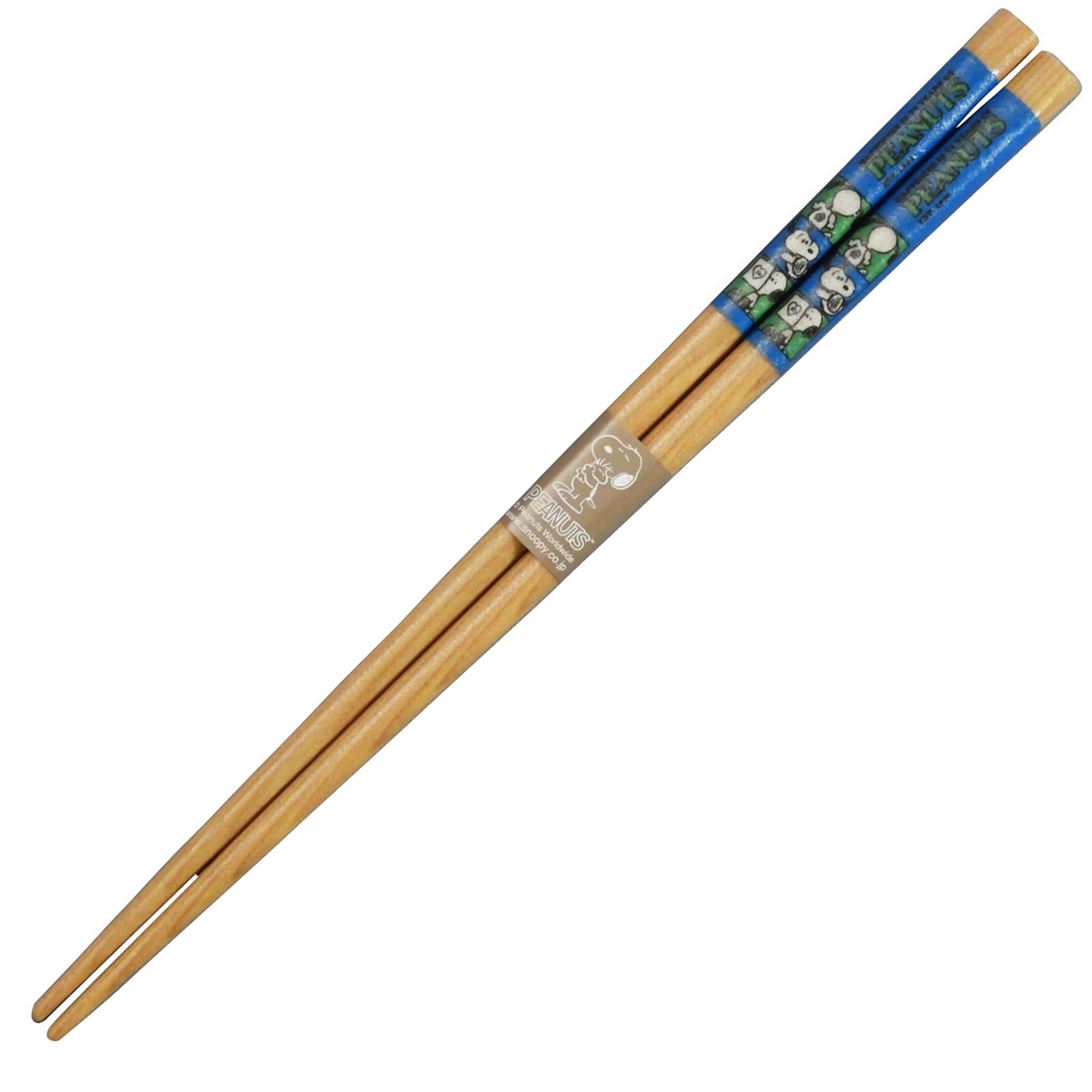 야마카 스누피 75주년 블루 SN2204-840 21cm 천연목 젓가락