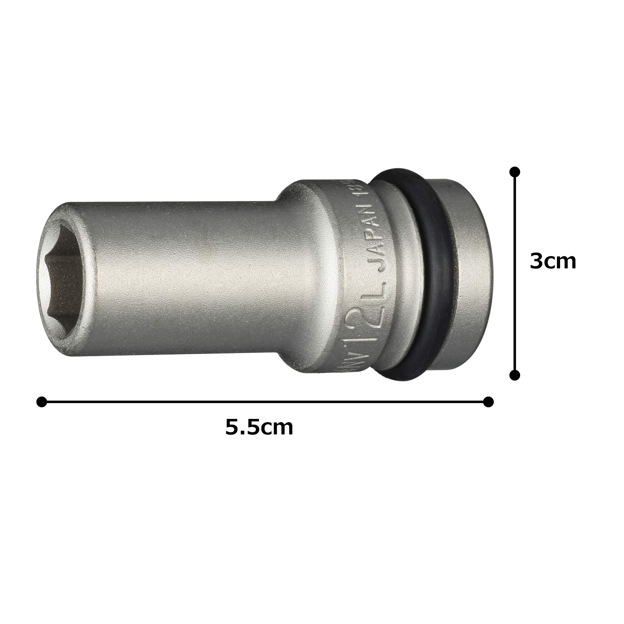 토네 HP4NV-12L 12mm 임팩트 롱소켓 이미지 5